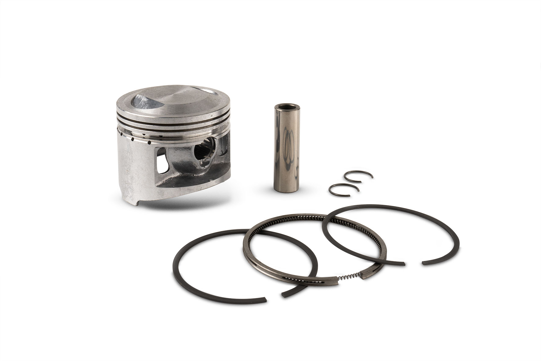 Malossi Piston 2T D.67 pin D.15 and 2 rectangular segments selection H Honda CBX 125 4T